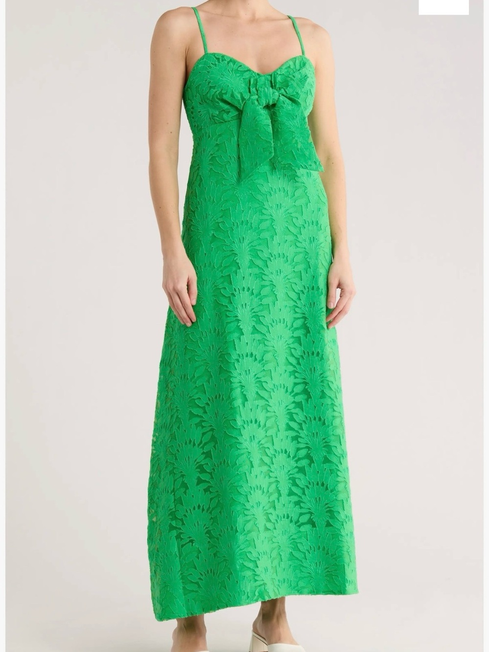 Green Lilly Pulitzer Sarahlynn Maxi Dress with Bow Detail NWT sz 14